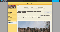 Desktop Screenshot of cactuslandia.websnadno.cz