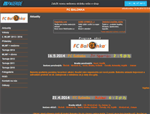 Tablet Screenshot of fcbalonka.websnadno.cz