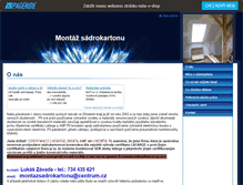 Tablet Screenshot of montazsadrokartonu.websnadno.cz