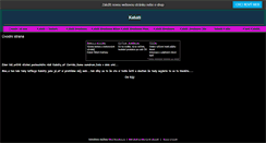 Desktop Screenshot of kabati.websnadno.cz