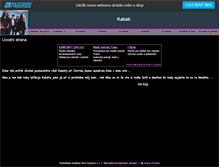 Tablet Screenshot of kabati.websnadno.cz