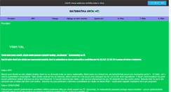 Desktop Screenshot of matematikahrou.websnadno.cz