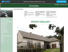 Tablet Screenshot of kozlany.websnadno.cz