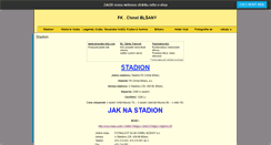Desktop Screenshot of blsanyfotbal.websnadno.cz