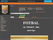 Tablet Screenshot of fotbaltrebon.websnadno.cz