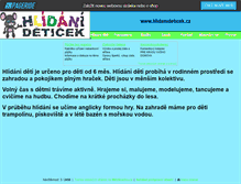 Tablet Screenshot of hlidanideti.websnadno.cz
