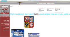 Desktop Screenshot of 3dstudiobymatliik.websnadno.cz