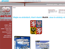 Tablet Screenshot of 3dstudiobymatliik.websnadno.cz