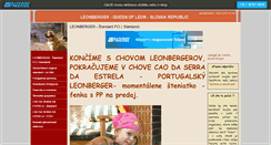 Desktop Screenshot of leonbergersk.websnadno.cz