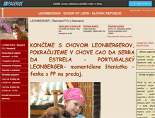 Tablet Screenshot of leonbergersk.websnadno.cz