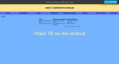 Desktop Screenshot of bisonek-andy.websnadno.cz