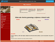 Tablet Screenshot of mujrodokmen.websnadno.cz