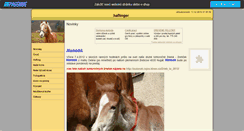 Desktop Screenshot of haflinger.websnadno.cz