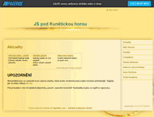 Tablet Screenshot of jspodkunetickouhorou.websnadno.cz