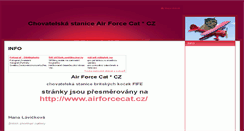 Desktop Screenshot of airforcecat.websnadno.cz