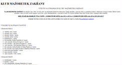 Desktop Screenshot of mazoretkyzakrany.websnadno.cz