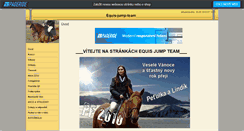 Desktop Screenshot of equis-jump-team.websnadno.cz