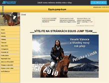 Tablet Screenshot of equis-jump-team.websnadno.cz