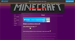 Desktop Screenshot of minecraft.websnadno.cz