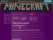 Tablet Screenshot of minecraft.websnadno.cz