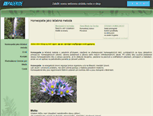 Tablet Screenshot of homeopatie.websnadno.cz