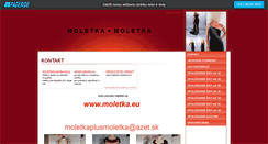 Desktop Screenshot of moletkaplusmoletka.websnadno.cz