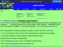 Tablet Screenshot of filatelieeu.websnadno.cz