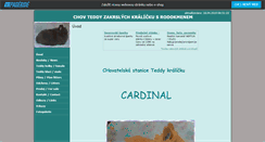 Desktop Screenshot of kralicekteddy.websnadno.cz