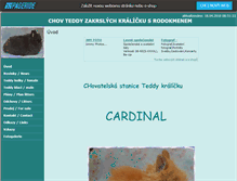Tablet Screenshot of kralicekteddy.websnadno.cz