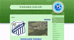 Desktop Screenshot of paramojunior.websnadno.cz