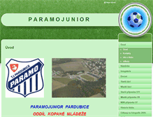 Tablet Screenshot of paramojunior.websnadno.cz