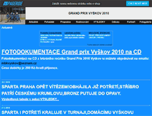 Tablet Screenshot of grandprixvyskov.websnadno.cz
