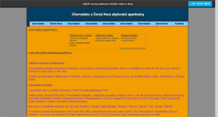 Desktop Screenshot of chorvatskoacernahora.websnadno.cz
