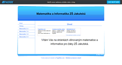 Desktop Screenshot of matinfjakutska.websnadno.cz