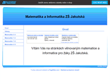 Tablet Screenshot of matinfjakutska.websnadno.cz