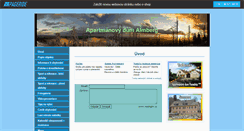 Desktop Screenshot of apartmanyalmberg.websnadno.cz