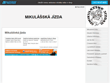 Tablet Screenshot of mikulasskajizda.websnadno.cz