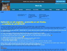 Tablet Screenshot of blacklily.websnadno.cz