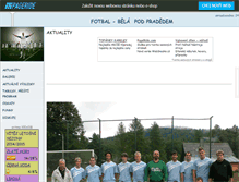 Tablet Screenshot of fotbalbela.websnadno.cz