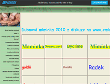 Tablet Screenshot of duben2010.websnadno.cz