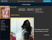 Tablet Screenshot of cyprusdream.websnadno.cz