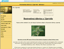 Tablet Screenshot of ajurvedaars.websnadno.cz
