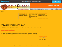 Tablet Screenshot of nicesnakes.websnadno.cz