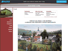 Tablet Screenshot of apartmanyilona.websnadno.cz