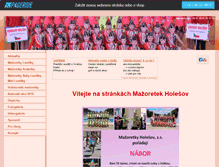 Tablet Screenshot of mazoretkyholesov.websnadno.cz