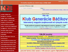 Tablet Screenshot of kgbacikovia.websnadno.cz