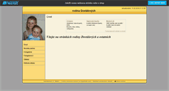 Desktop Screenshot of dostalovi.websnadno.cz