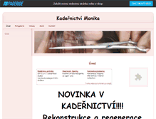 Tablet Screenshot of kadernictvimonika.websnadno.cz