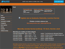 Tablet Screenshot of mazoretkyseniorkyjuventuskarvina.websnadno.cz