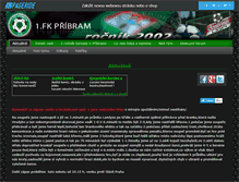 Tablet Screenshot of fkpribram02.websnadno.cz
